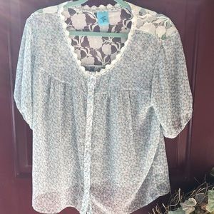 Boho Sheer lace top